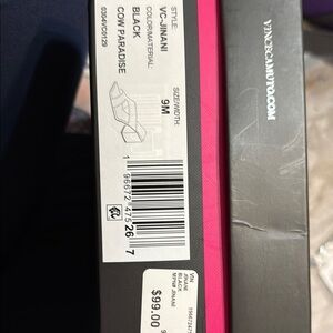 Vince Camuto Black Sandals